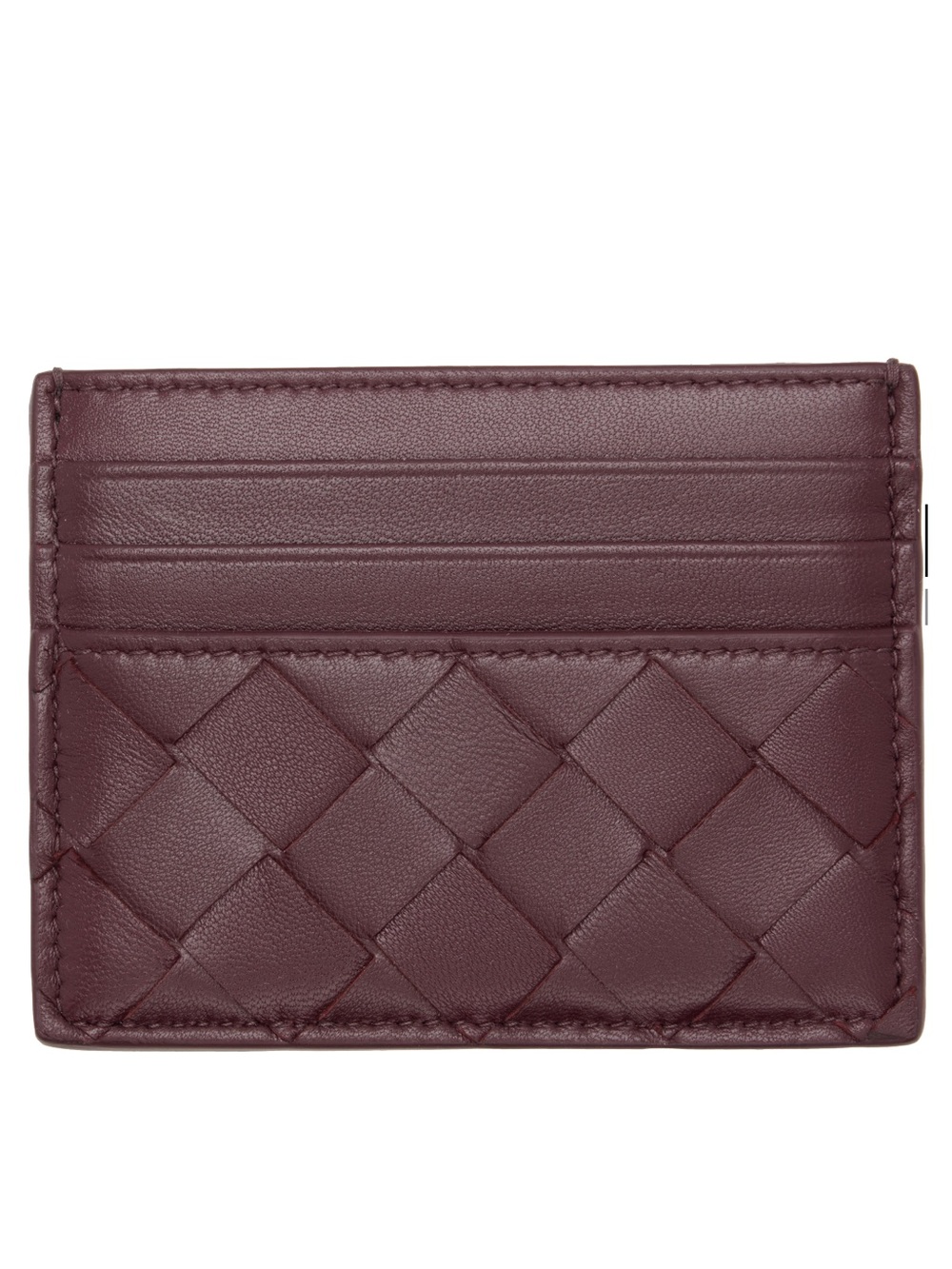 Intrecciato Leather Cardholder